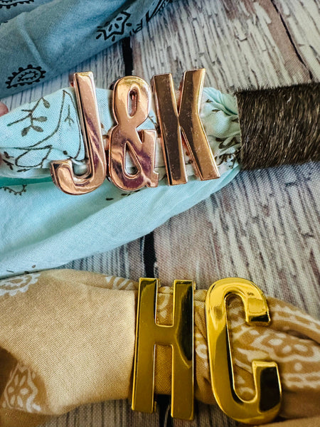 Gold Twilly Letters Large