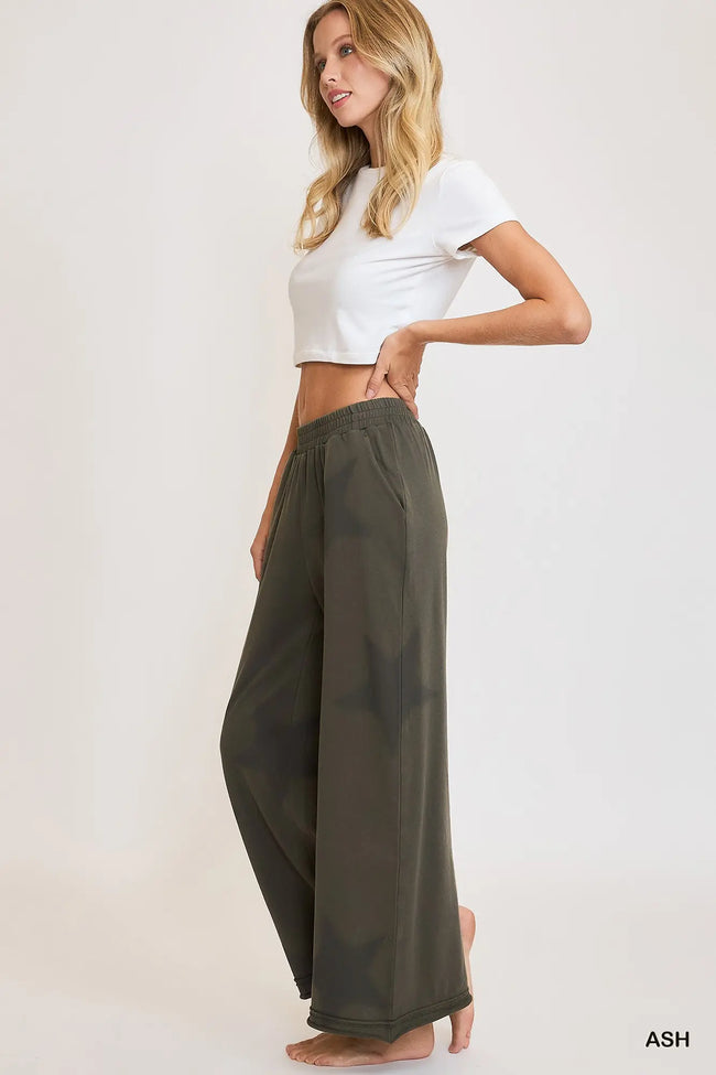 Mineral Washed Star Pants