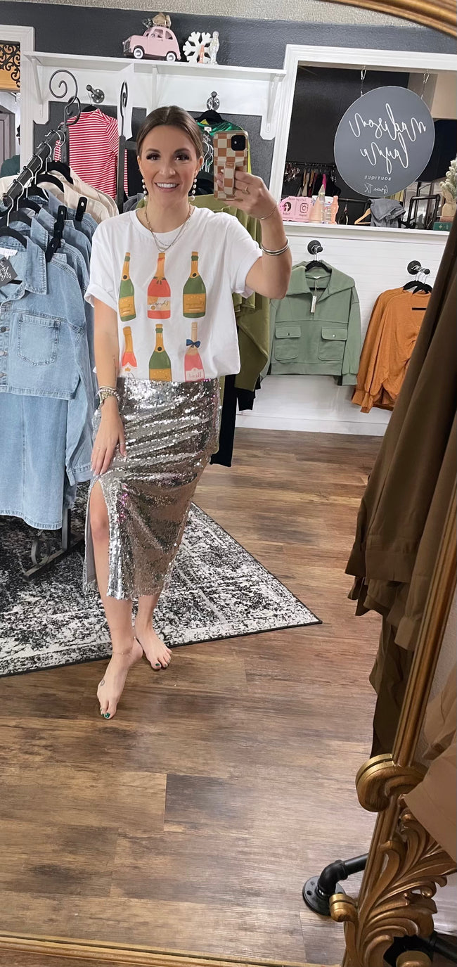 Champagne Bottles Tee