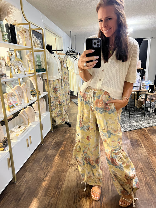 Floral Statement Pants