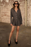 Late Nights Shirt Romper