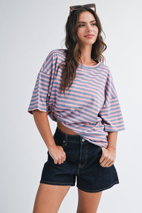Boyfriend Striped Tee