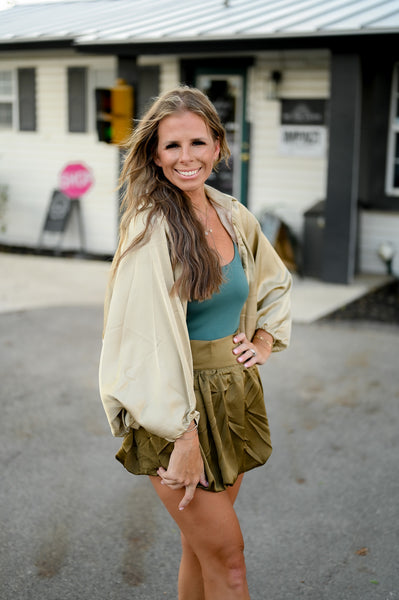 Olive Lane Balloon Skirt