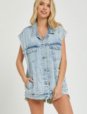 Boyfriend Denim Vest