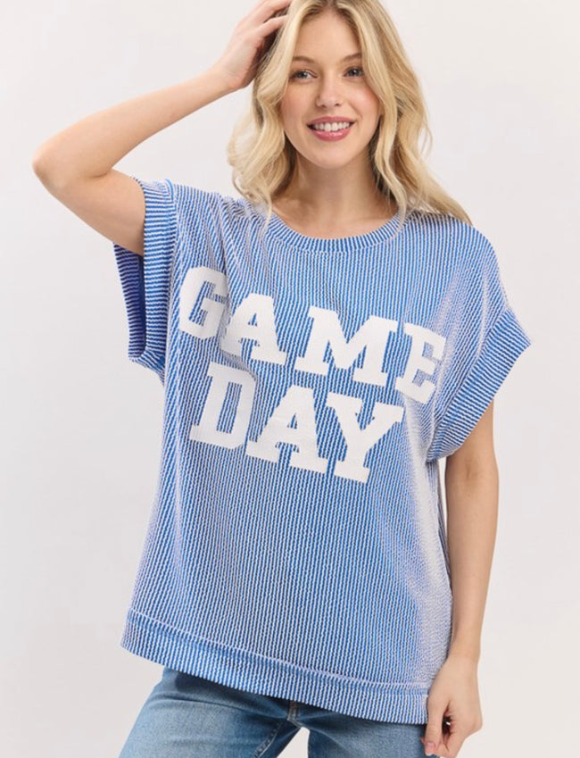 Ribbed Game Day Top