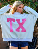 Texas/TX Mockneck Sweatshirt