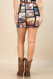 Cowboy Stamp Skort