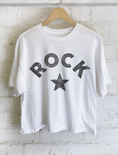 Rock Star Cropped Tee