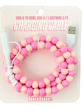 Beaded Charging Cables