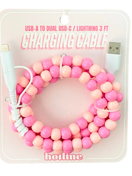 Beaded Charging Cables