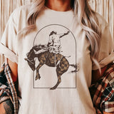 Bronco Check Cowboy Tee