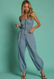 Elevated Cargo Chambray Jumpsuit