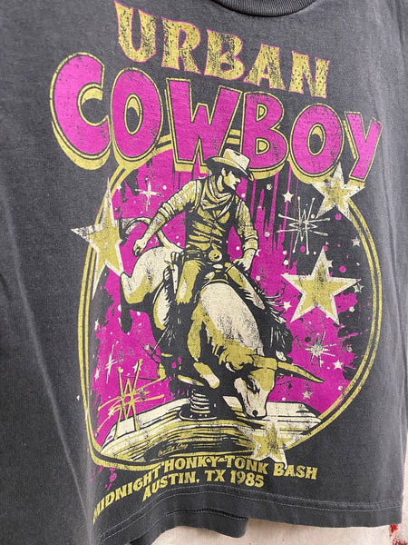 Urban Cowboy Crop Tee