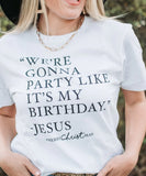 Jesus’ Birthday Tee (Heather Red)