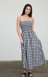 Plaid Smocked Sundress