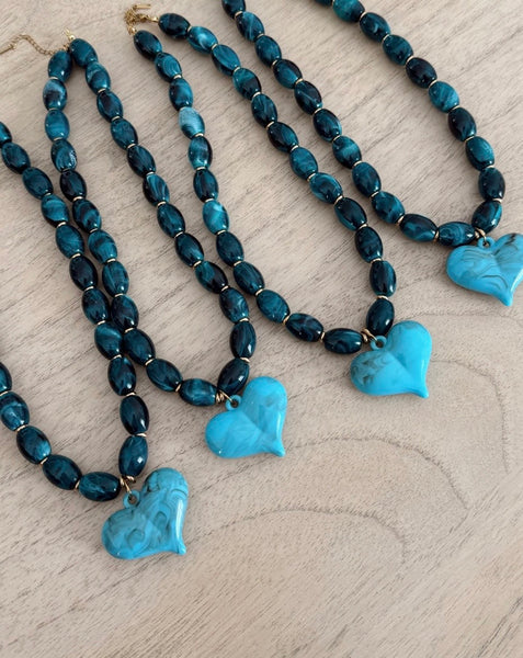 Blue Hannah Necklace