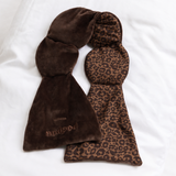 Nodpod Mocha Leopard Weighted Sleep Mask