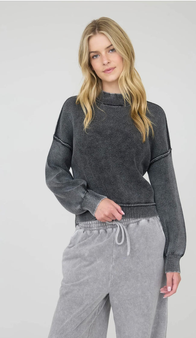 Stonewash Charcoal Top