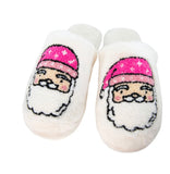 Pink Santa Slippers