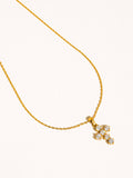 Rhinestone Cross Necklace