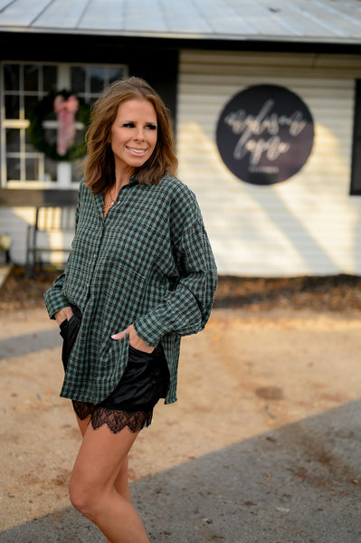 Balsam Plaid Top
