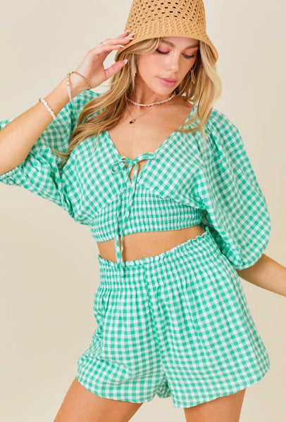 Gingham Vibes Set