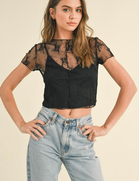 Layered in Lace Tank