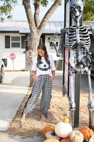 Check-in Plaid Joggers