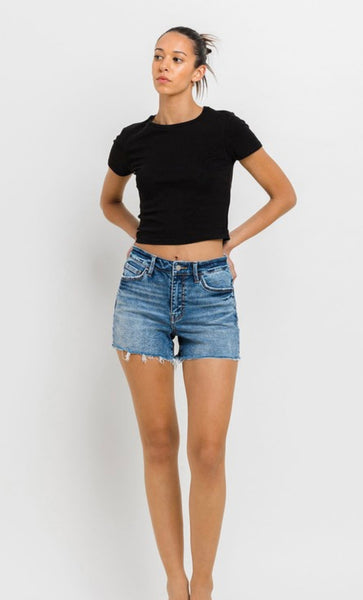 Raw Denim Shorts