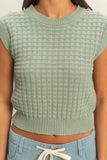 Sage Weave Top