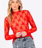 Holiday Lace Top