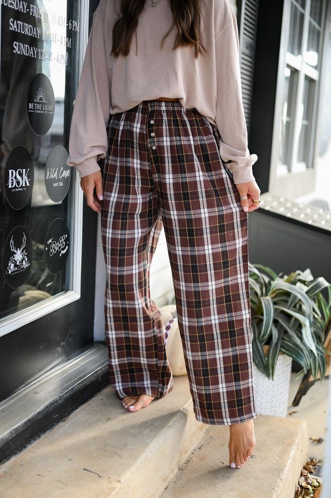 Trendy Comfy Plaid Pants