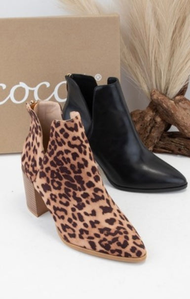 Leopard Booties