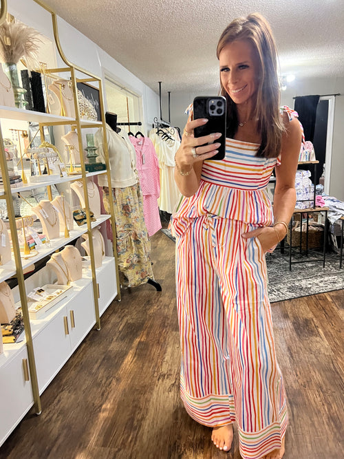 Sweet Like Candy Striped Set
