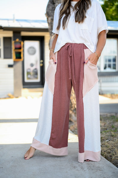 Fall Colorblock Pants