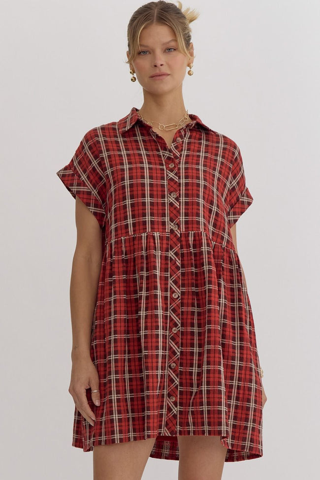 Christmas Plaid Dress