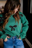 Pearl Bow Sweater