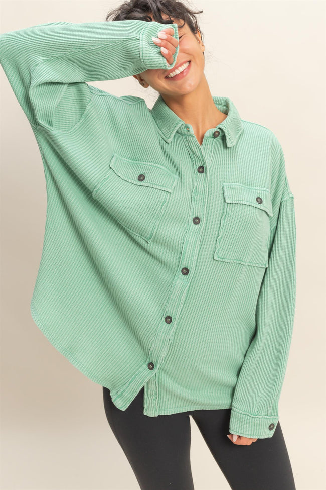 Boyfriend Mineral Shacket