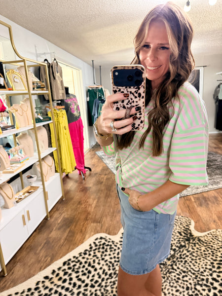 Boyfriend Striped Tee Round 3