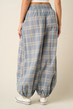 Blue Over You Plaid Joggers
