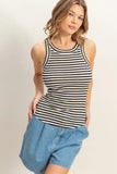 Striped Racerback Tank