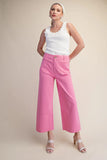 Colette Cropped Wide-Leg Pants