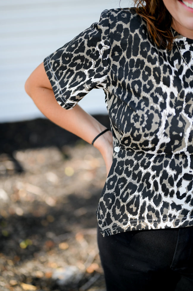 Detailed Leopard Top