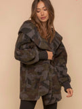 Cozy Camo Sherpa Jacket