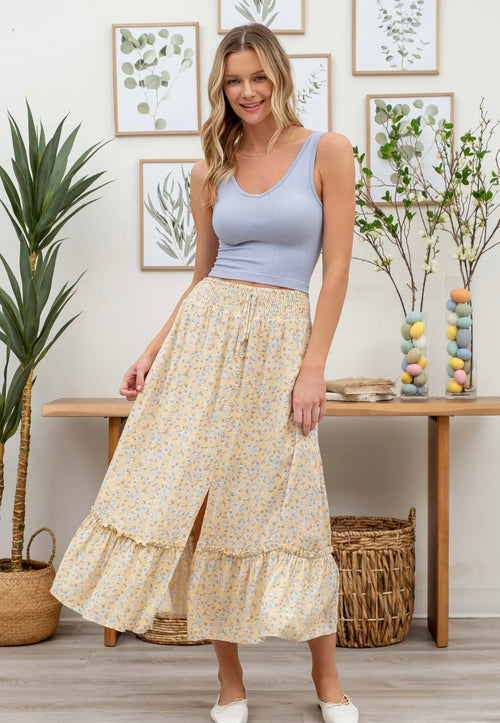 Floral Days Midi Skirt