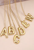 Bubble Initial Necklace