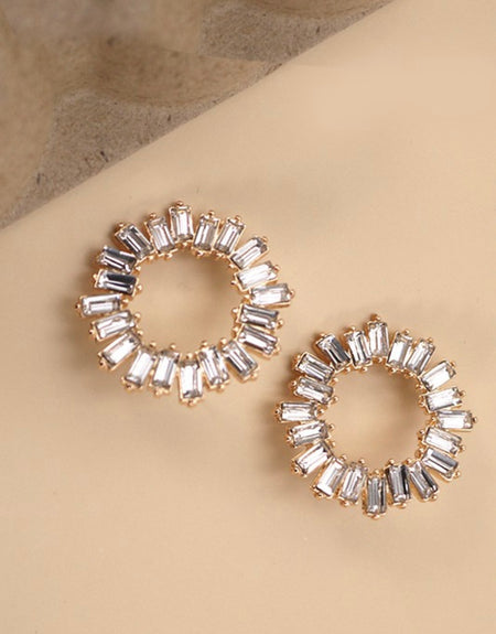 Pearl Studded Hoops