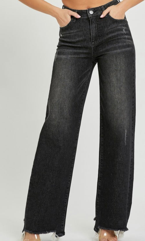 Retro Wide Leg Jeans