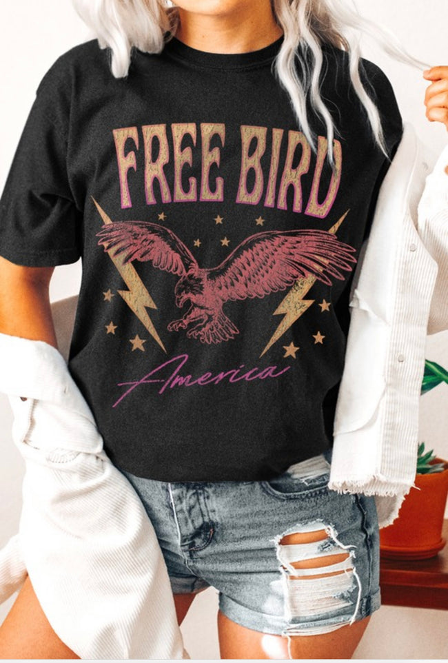 Retro Free Bird Tee