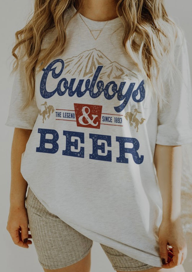 Cowboys & Beer Tee